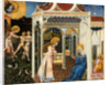 Italian, The Annunciation and Expulsion from Paradise, c. 1435 by Giovanni di Paolo