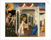 Italian, The Annunciation and Expulsion from Paradise, c. 1435 by Giovanni di Paolo