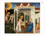 Italian, The Annunciation and Expulsion from Paradise, c. 1435 by Giovanni di Paolo