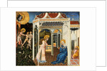 Italian, The Annunciation and Expulsion from Paradise, c. 1435 by Giovanni di Paolo