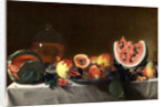 Still Life with Fruit and Carafe by Pensionante del Saraceni