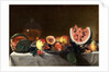 Still Life with Fruit and Carafe by Pensionante del Saraceni