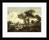 Dutch, Village near a Pool, c. 1670 by Meindert Hobbema
