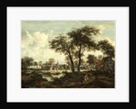 Dutch, Village near a Pool, c. 1670 by Meindert Hobbema