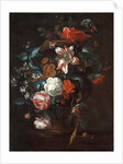 Dutch, Flowers in a Vase, c. 1700 by Philip van Kouwenbergh