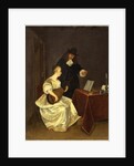 The Music Lesson, c. 1670 by Studio of Gerard ter Borch the Younger