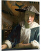 Dutch, Girl with a Flute, probably 1665-1670 by Johannes Vermeer