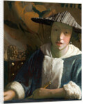 Dutch, Girl with a Flute, probably 1665-1670 by Johannes Vermeer