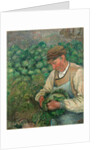 The Gardener-Old Peasant with Cabbage by Camille Pissarro