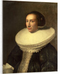 Portrait of a Lady with a Ruff, Dutch, 1638 by Michiel van Miereveld