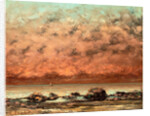 The Black Rocks at Trouville by Gustave Courbet