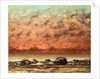 The Black Rocks at Trouville by Gustave Courbet