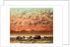 The Black Rocks at Trouville by Gustave Courbet