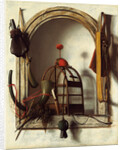 Dutch, Niche with Falconry Gear, probably 1660s by Christoffel Pierson