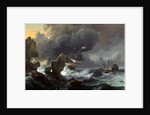 Dutch, Ships in Distress off a Rocky Coast, 1667 by Ludolf Backhuysen