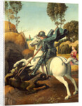 Italian, Saint George and the Dragon, c. 1506 by Raphael