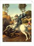 Italian, Saint George and the Dragon, c. 1506 by Raphael