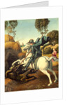 Italian, Saint George and the Dragon, c. 1506 by Raphael