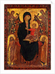Italian, Madonna and Child with Saint John the Baptist and Saint Peter, probably c. 1290 by Cimabue