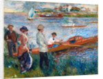 Oarsmen at Chatou, 1879 by Auguste Renoir