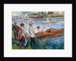 Oarsmen at Chatou, 1879 by Auguste Renoir