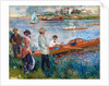 Oarsmen at Chatou, 1879 by Auguste Renoir