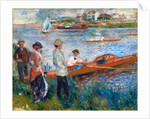 Oarsmen at Chatou, 1879 by Auguste Renoir