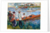 Oarsmen at Chatou, 1879 by Auguste Renoir