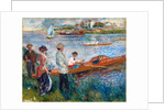 Oarsmen at Chatou, 1879 by Auguste Renoir