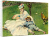 Madame Monet and Her Son, 1874 by Auguste Renoir