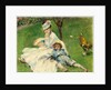 Madame Monet and Her Son, 1874 by Auguste Renoir