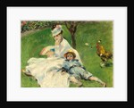 Madame Monet and Her Son, 1874 by Auguste Renoir