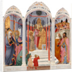Italian, The Presentation of the Virgin, c. 1400, tempera on wood transferred to hardboard by Paolo di Giovanni Fei