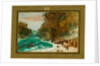 The Expedition Encamped below the Falls of Niagara. January 20, 1679 by George Catlin