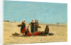 Women on the Beach at Berck, 1881 by Eugène Boudin