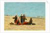 Women on the Beach at Berck, 1881 by Eugène Boudin