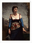 Agostina, 1866 by Jean-Baptiste-Camille Corot