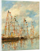 Yacht Basin at Trouville-Deauville, probably 1895-1896 by Eugène Boudin