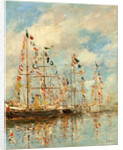 Yacht Basin at Trouville-Deauville, probably 1895-1896 by Eugène Boudin