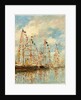 Yacht Basin at Trouville-Deauville, probably 1895-1896 by Eugène Boudin