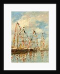 Yacht Basin at Trouville-Deauville, probably 1895-1896 by Eugène Boudin