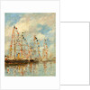 Yacht Basin at Trouville-Deauville, probably 1895-1896 by Eugène Boudin