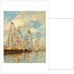 Yacht Basin at Trouville-Deauville, probably 1895-1896 by Eugène Boudin