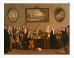 Rehearsal of an opera by Marco Ricci