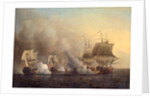 Action off the Cape of Good Hope, Samuel Scott, ca. 1702-1772 by Samuel Scott