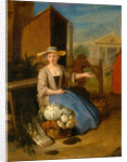 Vegetable Seller, Covent Garden, London by Pieter Angillis