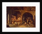 Interior of an Ironworks by Godfrey Sykes