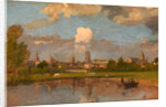 Oxford from the River with Christ Church in the Foreground View of Oxford by William Turner of Oxford