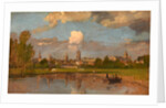 Oxford from the River with Christ Church in the Foreground View of Oxford by William Turner of Oxford