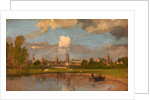Oxford from the River with Christ Church in the Foreground View of Oxford by William Turner of Oxford